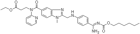 结构式 CAS# 211915-06-9, 达比加群酯