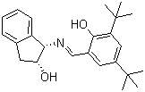 结构式 CAS# 212378-89-7, (1S,2R)-1-(3,5-二叔丁基-2-羟基苯亚甲胺)-2-茚醇