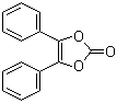 structure of CAS# 21240-34-6, 4,5-Diphenyl-1,3-dioxol-2-one;1,2-Diphenylvinylene carbonate