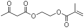 structure of CAS# 21282-97-3, 3-Oxo-butyric acid 2-(2-methylacryloyloxy)ethyl ester;2-[(2-Methyl-1-oxoallyl)oxy]ethyl acetoacetate