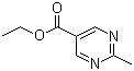 结构式 CAS# 2134-38-5, 2-甲基-5-嘧啶羧酸乙酯