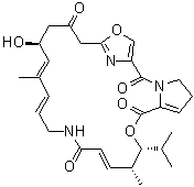 structure of CAS# 21411-53-0, Vernamycin A;Ostreogrycin A; Virginiamycin M1; Antibiotic PA 114A; Antibiotic PA 114A1; Factor M; Factor M (antibiotic); NSC 244426; NSC 87432; PA 114A; Pristinamycin II