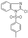 结构式 CAS# 214147-57-6, 2-氯-1-[(4-甲基苯基)磺酰基]-1H-苯并咪唑