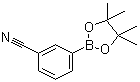 结构式 CAS# 214360-46-0, (3-氰基苯基)硼酸频哪醇酯