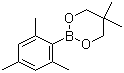结构式 CAS# 214360-78-8, 2,4,6-三甲基苯硼酸新戊二醇酯