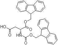 Fmoc-D-Asp-ofm molecular structure (CAS 214852-35-4)