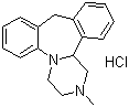 structure of CAS# 21535-47-7, Mianserin hydrochloride;Bolvidon; 1,2,3,4,10,14b-Hexahydro-2-methyl-dibenzo[c,f]pyrazino[1,2-a]azepine hydrochloride
