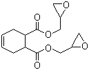 structure of CAS# 21544-03-6, Bis(2,3-epoxypropyl) cyclohex-4-ene-1,2-dicarboxylate;4-Cyclohexene-1,2-dicarboxylic acid bis(oxiranylmethyl) ester