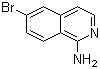 结构式 CAS# 215453-26-2, 6-溴异喹啉-1-胺