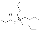 三丁基锡烷基甲基丙烯酸酯分子结构 (CAS 2155-70-6)