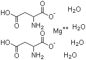DL-Aspartic acid magnesium salt tetrahydrate molecular structure (CAS 215528-79-3)