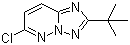 6-Chloro-2-(1,1-dimethylethyl)-[1,2,4]triazolo[1,5-b]pyridazine molecular structure (CAS 215530-59-9)
