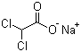 结构式 CAS# 2156-56-1, 二氯乙酸钠; 2,2-二氯乙酸钠