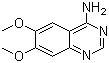 structure of CAS# 21575-13-3, 4-Amino-6,7-dimethoxyquinazoline