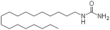 结构式 CAS# 2158-08-9, 硬脂基脲; 十八烷基脲