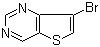 7-Bromothieno[3,2-d]pyrimidine molecular structure (CAS 21586-25-4)