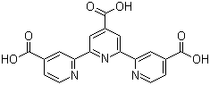 structure of CAS# 216018-58-5, [2,2':6',2''-Terpyridine]-4,4',4''-tricarboxylic acid