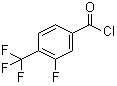 structure of CAS# 216144-68-2, 3-Fluoro-4-trifluoromethylbenzoyl chloride