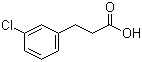 structure of CAS# 21640-48-2, 3-(3-Chlorophenyl)propionic acid