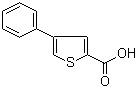 结构式 CAS# 21676-88-0, 4-苯基噻吩-2-甲酸