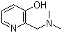 结构式 CAS# 2168-13-0, 2-(二甲基胺基甲基)-3-羟基吡啶