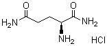 structure of CAS# 21752-29-4, L-Glutamamide monohydrochloride;(2S)-2-Aminopentanediamide monohydrochloride