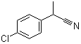 structure of CAS# 2184-88-5, 2-(4-Chlorophenyl)propanenitrile;2-(4-Chlorophenyl)propionitrile; 2-(p-Chlorophenyl)propionitrile; 4-Chloro-¦Á-methylbenzeneacetonitrile; p-Chlorohydratroponitrile; p-Chlorophenyl-alpha-methylacetonitrile