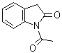 结构式 CAS# 21905-78-2, 1-乙酰基-2-吲哚啉酮
