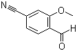 4-Cyano-2-methoxybenzaldehyde molecular structure (CAS 21962-45-8)