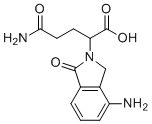 structure of CAS# 2197420-75-8, Lenalidomide Impurity 2;5-amino-2-(7-amino-3-oxo-1H-isoindol-2-yl)-5-oxopentanoic acid