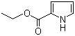 结构式 CAS# 2199-43-1, 吡咯-2-羧酸乙酯