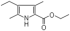 Ethyl 4-ethyl-3,5-dimethyl-1H-pyrrole-2-carboxylate molecular structure (CAS 2199-47-5)