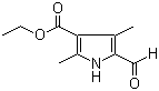structure of CAS# 2199-59-9, Ethyl 5-formyl-2,4-dimethyl-1H-pyrrole-3-carboxylate;5-Formyl-2,4-dimethyl-1H-pyrrole-3-carboxylic acid ethyl ester