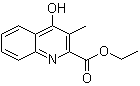 结构式 CAS# 219949-95-8, 4-羟基-3-甲基喹啉-2-羧酸乙酯