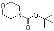 结构式 CAS# 220199-85-9, 4-吗啉羧酸叔丁酯