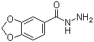 structure of CAS# 22026-39-7, 1,3-Benzodioxole-5-carbohydrazide;3,4-Methylenedioxybenzhydrazide