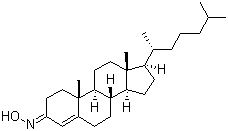 structure of CAS# 22033-87-0, Olesoxime;Cholest-4-en-3-one oxime