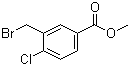 structure of CAS# 220464-68-6, Methyl 3-bromomethyl-4-chlorobenzoate
