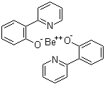 结构式 CAS# 220694-90-6, 双[2-(2-吡啶基)苯酚]铍