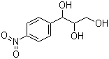 structure of CAS# 2207-68-3, 1-(4-Nitrophenyl)glycerol;1-(4-Nitrophenyl)-1,2,3-propanetriol