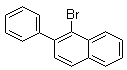 结构式 CAS# 22082-93-5, 1-溴-2-苯基萘