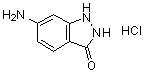 结构式 CAS# 220991-84-4, 6-氨基-1,2-二氢-3H-吲唑-3-酮单盐酸盐