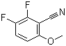结构式 CAS# 221202-34-2, 2,3-二氟-6-甲氧基苯腈