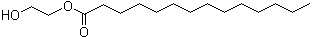 Ethylene glycol monotetradecanoate molecular structure (CAS 22122-18-5)