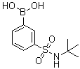 structure of CAS# 221290-14-8, [3-[[(1,1-Dimethylethyl)amino]sulfonyl]phenyl]boronic acid;3-(tert-Butylsulfamoyl)phenylboronic acid; [3-(N-tert-Butylsulfamoyl)phenyl]boronic acid