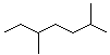 2,5-Dimethylheptane molecular structure (CAS 2216-30-0)