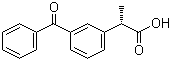 structure of CAS# 22161-81-5, (S)-(+)-Ketoprofen;(S)-(+)-2-(3-Benzoylphenyl)propionic acid