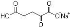结构式 CAS# 22202-68-2, alpha-酮戊二酸钠盐