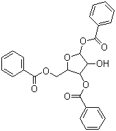 结构式 CAS# 22224-41-5, 1,3,5-三苯甲酰基-D-呋喃核糖