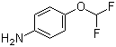 结构式 CAS# 22236-10-8, 4-二氟甲氧基苯胺; 对二氟甲氧基苯胺